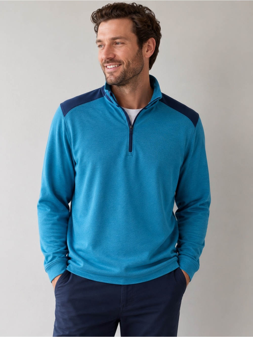 Under Armour Loose Cold Gear 1/4 Zip Golf Pullover Sweater Size ZXL